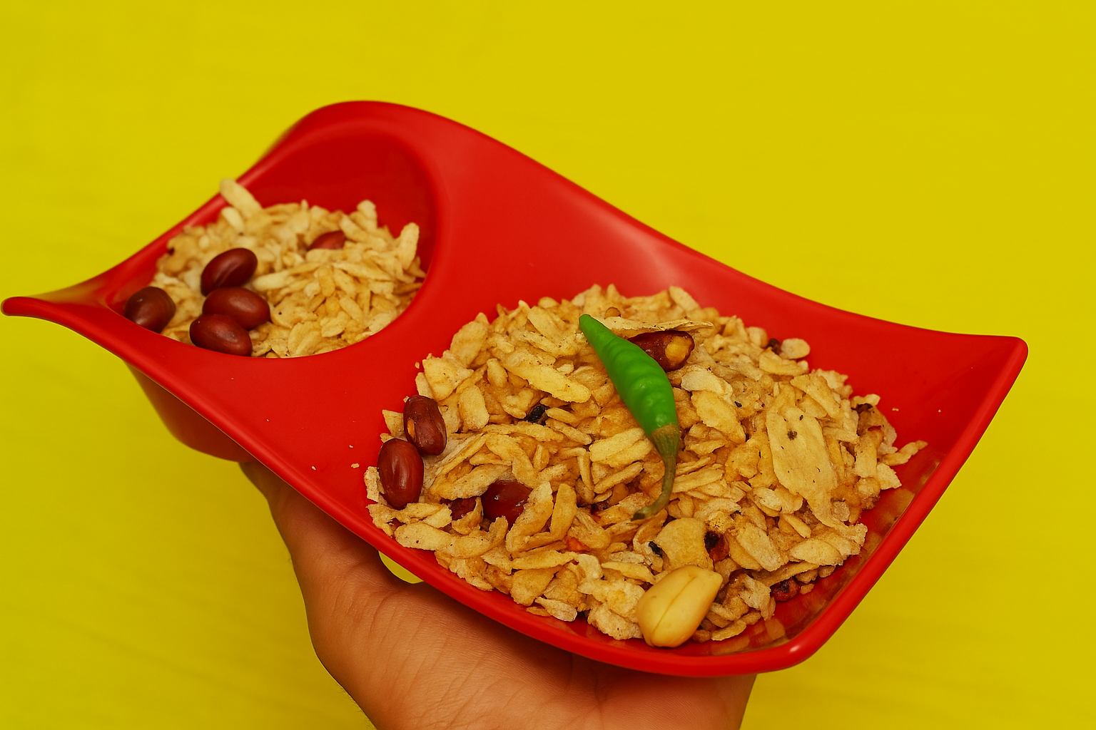 Chiwda with Papad Mix Bhuja