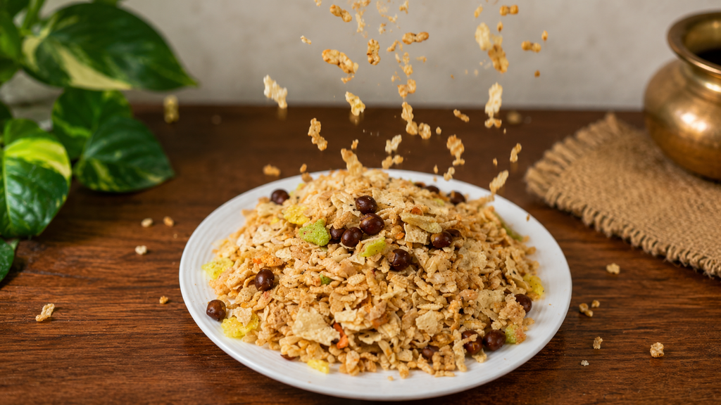 Chiwda with Papad Mix Bhuja