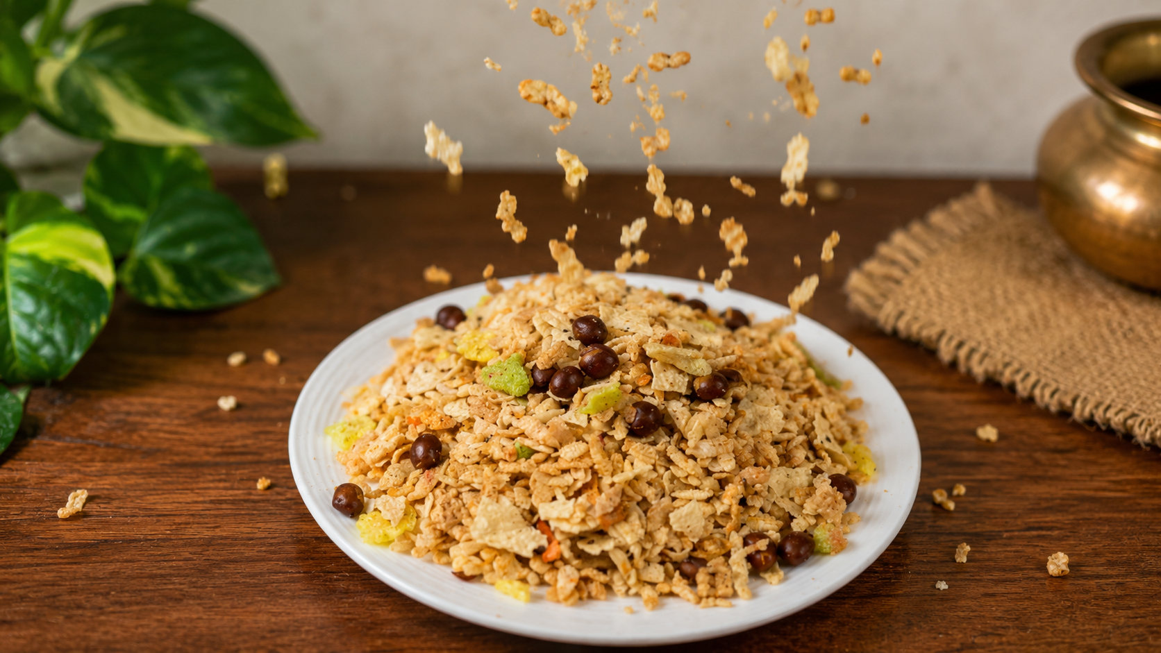 Chiwda with Papad Mix Bhuja