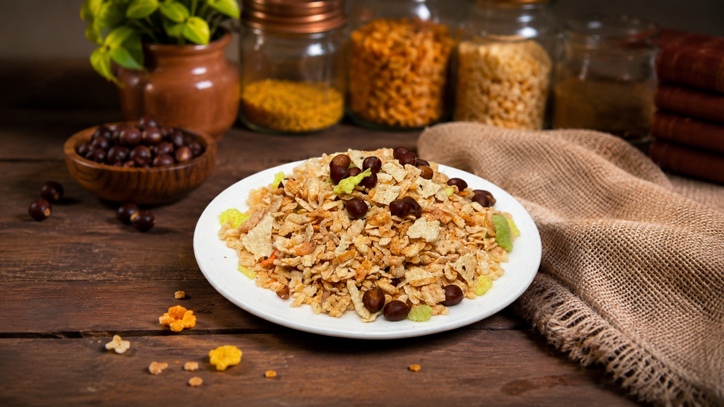 Chiwda with Papad Mix Bhuja